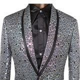 Men's Golden And Silver Scale Designer Suits Up To 6XL - TrendSettingFashions 