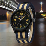 Men's Luxury Stripe Quartz Watch - TrendSettingFashions 