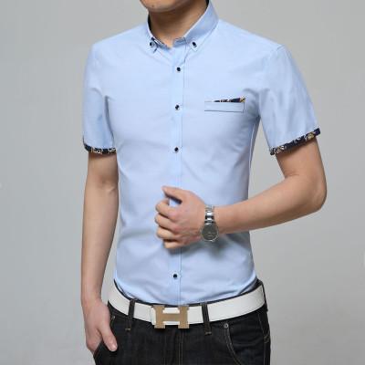Men's Short Sleeved Plaid Shirt In 16 Colors - TrendSettingFashions 