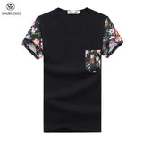 Men's Fashion Floral Design T-Shirt - TrendSettingFashions 