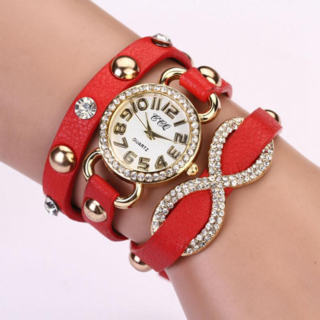 Women's Fashion Cross Love Bow Knot Pattern Watch With 9 Colors! - TrendSettingFashions 