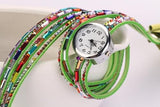 Women's Glass Jewel Watch With 9 Different Colors - TrendSettingFashions 