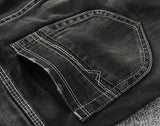 Men's Dark Colored Straight Jeans - TrendSettingFashions 