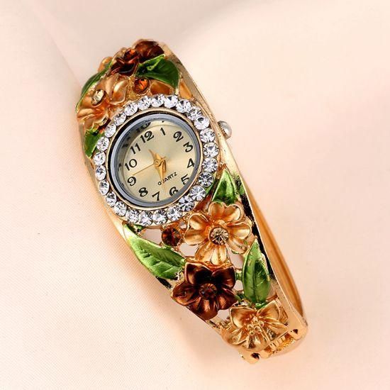 Women's Beautiful Glass Flower Watch In 6 Colors! - TrendSettingFashions 