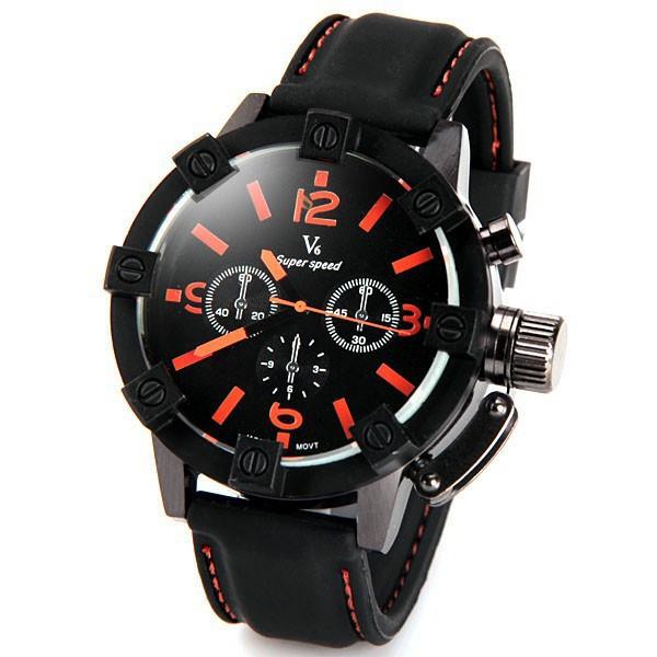 Men's Vogue Thick Case Analog Business Watch - TrendSettingFashions 