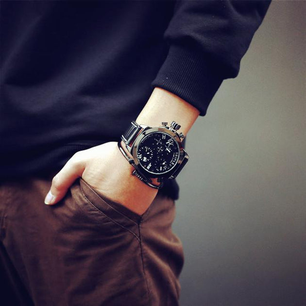 Men's Luxury Quart Sports Watch - TrendSettingFashions 