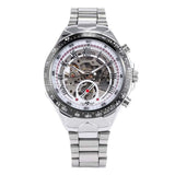 Men's Self Wind Deep Dish Skeleton Watch - TrendSettingFashions 