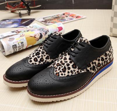 Men's Leopard Brogues - TrendSettingFashions 