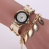 Women's Fashion Feather Style Watch In 7 Colors - TrendSettingFashions 