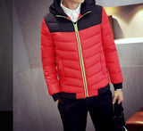 Men's Cotton-Padded Thick Hooded Jacket In 4 Colors - TrendSettingFashions 