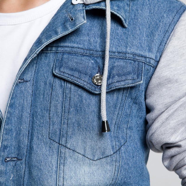 Men's Vintage Denim Jacket - TrendSettingFashions 