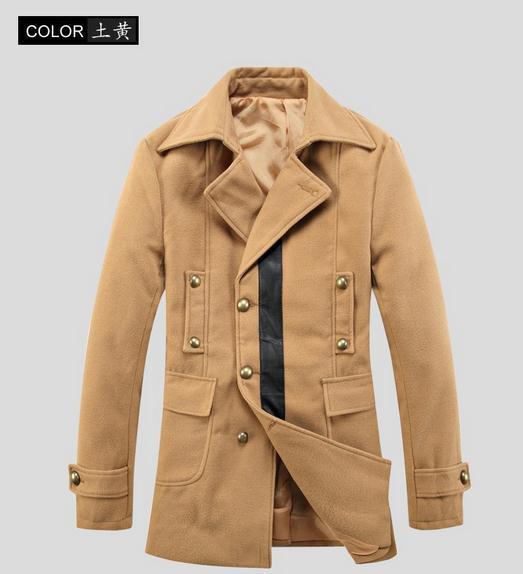 Men's Double Breasted Lapel Jacket In 6 Colors - TrendSettingFashions 