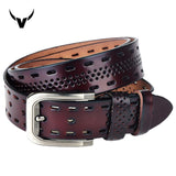 Men's Genuine Leather Designer Belt - TrendSettingFashions 