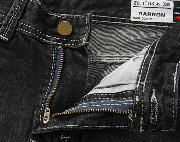 Men's Dark Colored Straight Jeans - TrendSettingFashions 
