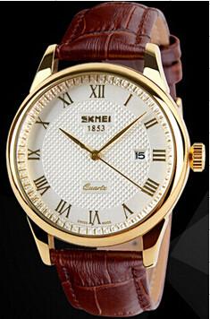 Luxury Genuine Leather Band Watch - TrendSettingFashions 