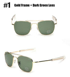 Men's Smooth Military Glasses - TrendSettingFashions 