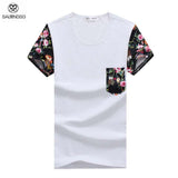 Men's Fashion Floral Design T-Shirt - TrendSettingFashions 