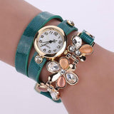 Women's Flower Design Watch With Fashion Design Band In 10 Colors! - TrendSettingFashions 