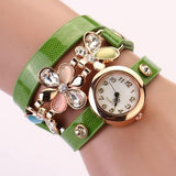 Women's Flower Design Watch With Fashion Design Band In 10 Colors! - TrendSettingFashions 