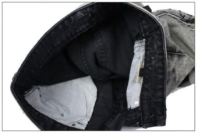 Men's Light Washed Grey Jeans - TrendSettingFashions 