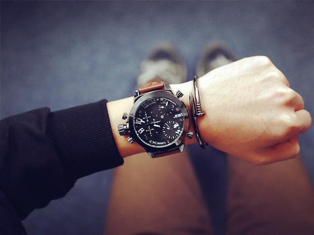 Men's Luxury Quart Sports Watch - TrendSettingFashions 