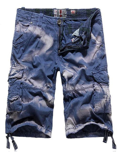 Distressed Fashion Beach Wear Cargo Shorts - TrendSettingFashions 