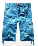 Distressed Fashion Beach Wear Cargo Shorts - TrendSettingFashions 