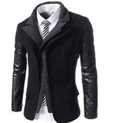 Men's Double Collar Fashion Suit Jacket In 3 Colors - TrendSettingFashions 