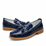 Crocodile Pattern Genuine Leather Moccasins In 2 Colors! - TrendSettingFashions 