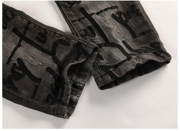 Men's Fashion Write Me A Book Jeans - TrendSettingFashions 