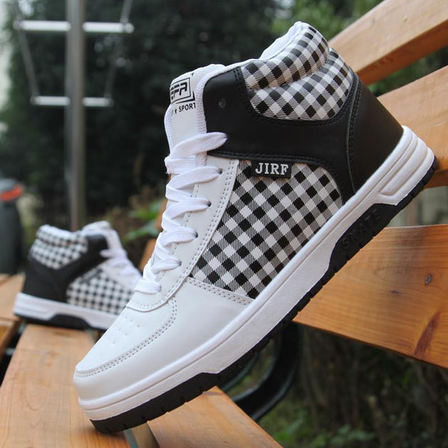 Men's High Top Fashion Shoes Many Color Options - TrendSettingFashions 