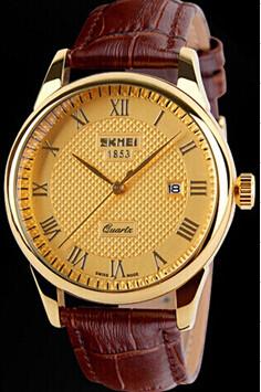 Luxury Genuine Leather Band Watch - TrendSettingFashions 