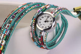 Women's Glass Jewel Watch With 9 Different Colors - TrendSettingFashions 