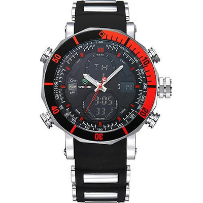 Men's Quartz Dual Time Zone Watch - TrendSettingFashions 