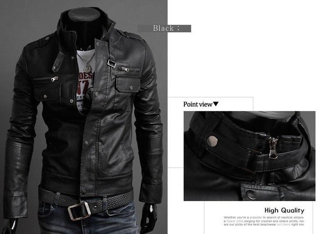 Men's Riders Leather Jacket In 3 Colors! - TrendSettingFashions 