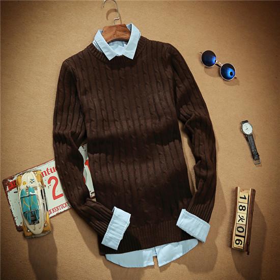 Men's Cashmere Wool Sweater - TrendSettingFashions 