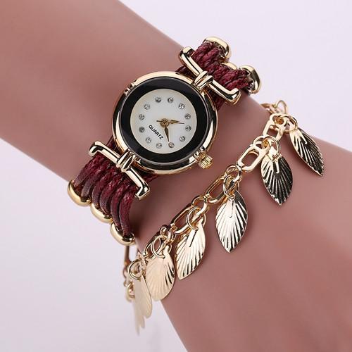 Women's Fashion Feather Style Watch In 7 Colors - TrendSettingFashions 