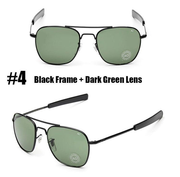 Men's Smooth Military Glasses - TrendSettingFashions 