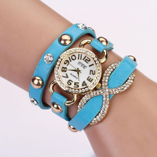 Women's Fashion Cross Love Bow Knot Pattern Watch With 9 Colors! - TrendSettingFashions 