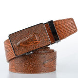 Crocodile Style Leather Belt! - TrendSettingFashions 