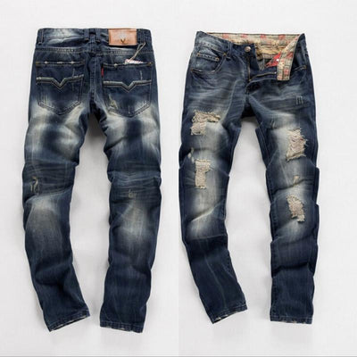 Men's Fashion Ripped Jeans - TrendSettingFashions 