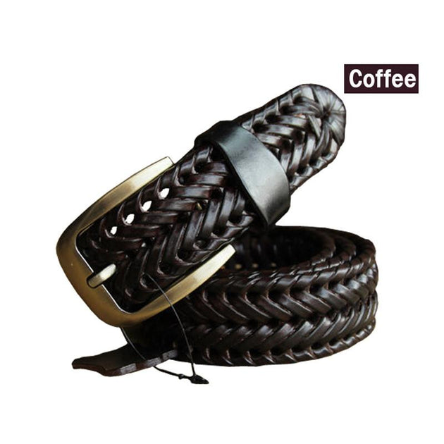 Men's Hand Woven Designer Belt - TrendSettingFashions 