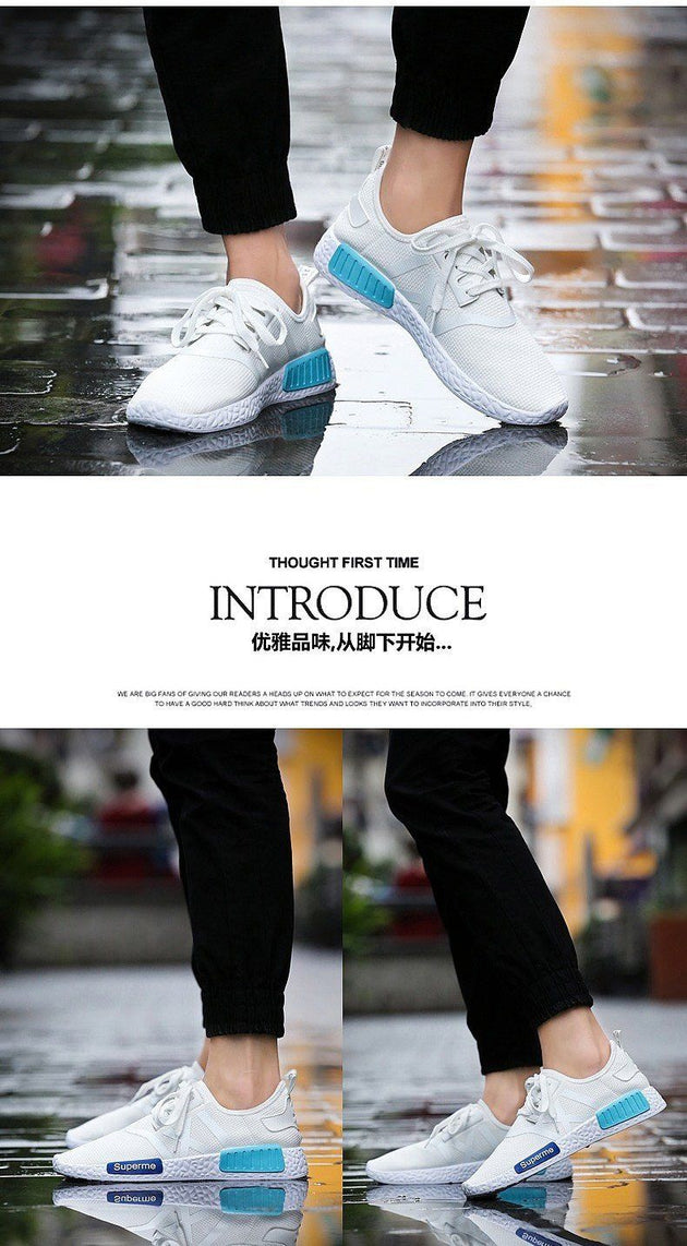 Men's Fashion Low Top Lace Up - TrendSettingFashions 