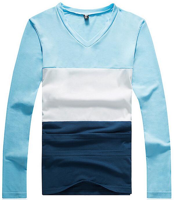 Men's Sport Striped V-Neck - TrendSettingFashions 