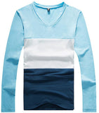 Men's Sport Striped V-Neck - TrendSettingFashions 