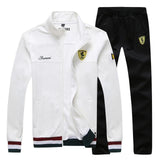 Men's Tracksuit With Stand-Collar - TrendSettingFashions 