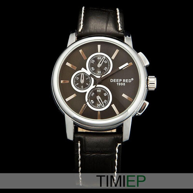 Men's 3 Dial Watch - TrendSettingFashions 