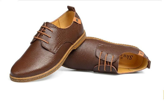 Genuine Leather Men's Dress Shoes - TrendSettingFashions 