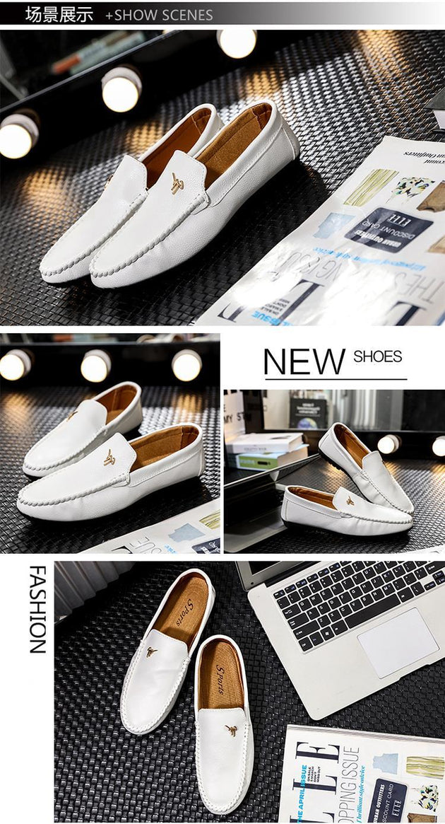 Genuine Leather Tassel Dress Shoes - TrendSettingFashions 